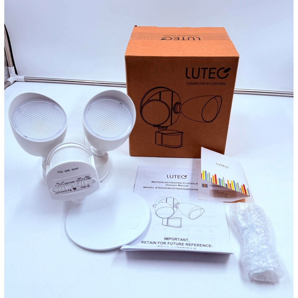 LUTEC‎ 32W 3500 Lumens Security Lights Motion Sensor Light 5000K L3 - NEW